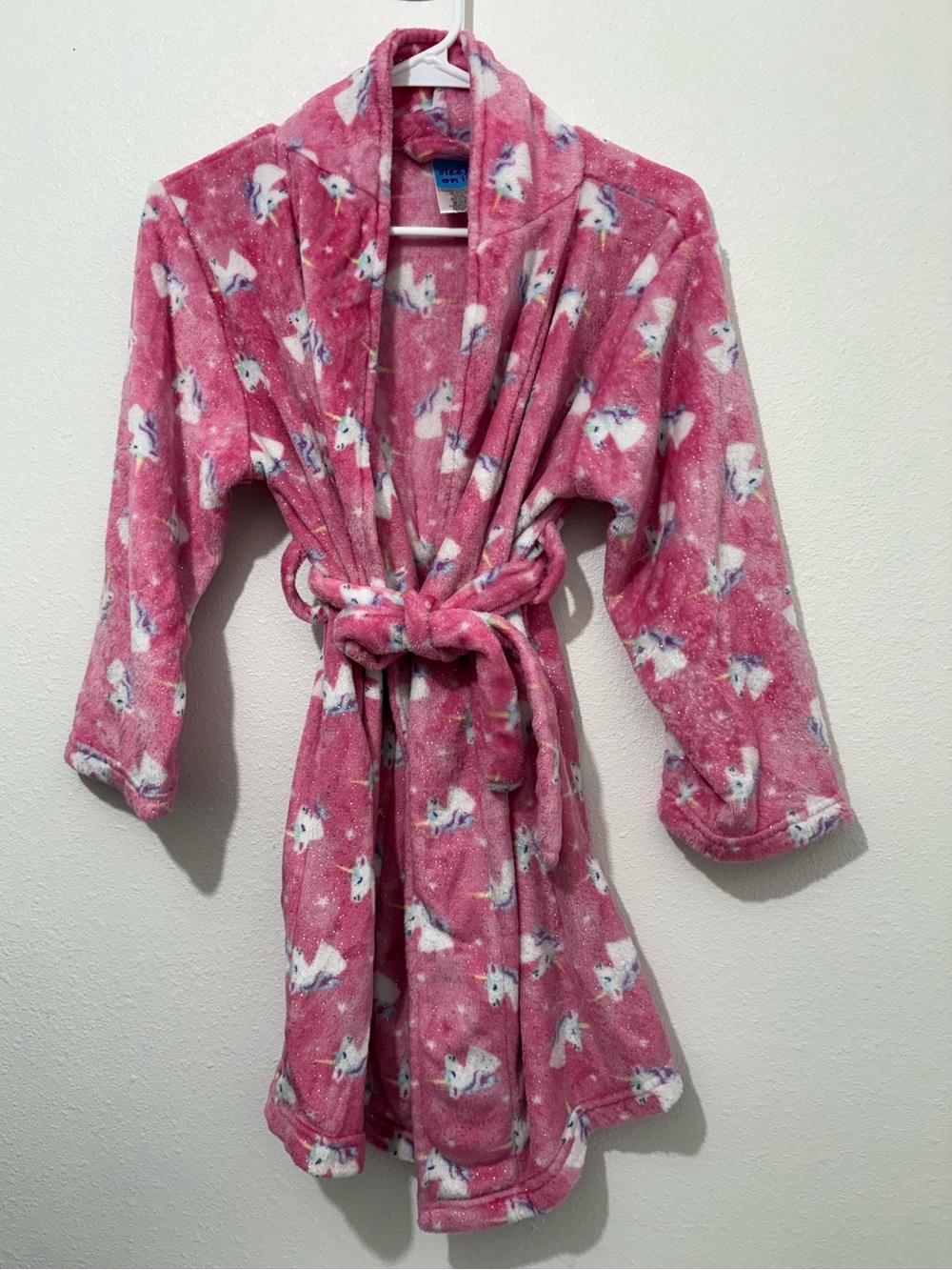 Cozy Pink Unicorn Plush Robe for Women